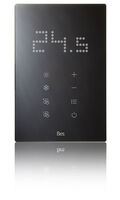 Вертикальная сенсорная панель термостат KNX – 1 зоны – LED индикатор – кнопка 8 зон – Датчик влажности Bes KNX Cubik-TL Basic