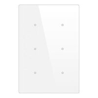 Прямоугольная сенсорная панель KNX – кнопка 6 зон – Датчик температуры и влажности Bes KNX Cubik-V6 Basic