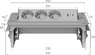 Встраиваемый розеточный блок USB порт-зарядка 15 Вт MVK Push and open Desk Pro AC (3S2UCac) Встраиваемый розеточный блок USB порт-зарядка 15 Вт MVK Push and open Desk Pro AC (3S2UCac)