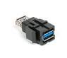 Модуль Keystone USB-A 3.0 ASA USB-A 3.0 female/female connector Модуль Keystone USB-A 3.0 ASA USB-A 3.0 female/female connector