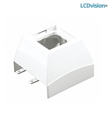 Суппорт фронтальный под модуль 45х45 для миниканала 75х20 Efapel 10989 ABR Q45 Frontal Adapter for 75x20 Trunking Суппорт фронтальный под модуль 45х45 для миниканала 75х20 Efapel 10989 ABR Q45 Frontal Adapter for 75x20 Trunking