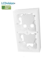 Двойная коробка для накладного монтажа Logus90 Efapel 10994 LOGUS 90 Series Surface Double Mounting Box