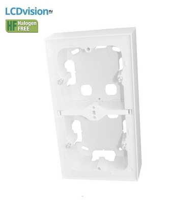 Двойная коробка для накладного монтажа Logus90 Efapel 10994 LOGUS 90 Series Surface Double Mounting Box Двойная коробка для накладного монтажа Logus90 Efapel 10994 LOGUS 90 Series Surface Double Mounting Box