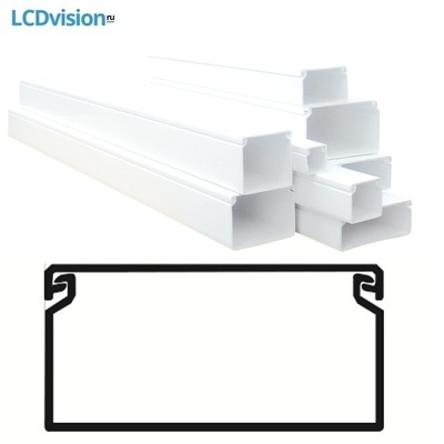 Магистральный миниканал 80х40 в комплекте с крышкой - 2.0м Efapel 13050 СBR Trunking 80х40
