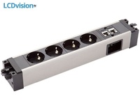 Универсальный розеточный блок Simply Connect Link GST F/M (4S2LAN)