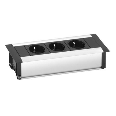 Встраиваемый розеточный блок Sсhulte EVOline FrameDock S (3S) Встраиваемый розеточный блок Sсhulte EVOline FrameDock S (3S)