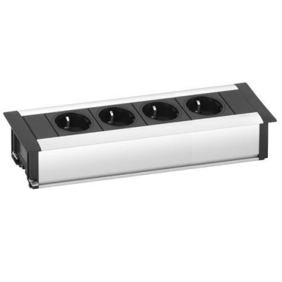 Встраиваемый розеточный блок Sсhulte EVOline FrameDock M (4S) Встраиваемый розеточный блок Sсhulte EVOline FrameDock M (4S)