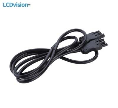 Удлинительный кабель питания устройства Wieland GST18i3 (розетка) – Wieland GST18i3 (вилка) Simply Connect Wieland GST18 (F+M) 2.0m Black