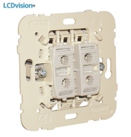 Выключатель двухклавишный 10А — 250В~ Efapel 21061 Two Circuits Switch