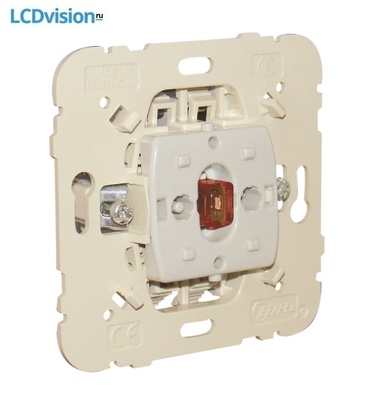 Выключатель кнопочный с сигнальной лампой 6А — 12В-~ Efapel 21162 Rocker Push-button with Orienting Light - 12V