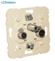 ТВ-Радио-Спутник розетка оконечная Efapel 21555 R - TV - SAT Socket (Terminal)