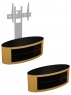 Напольный стенд под телевизор AVF FS11BUCХO + FL602KITB: Affinity Plus - Buckingham Oval TV Stand + TV Mounting Column for Affinity Plus TV Stands Напольный стенд под телевизор AVF FS11BUCХO + FL602KITB: Affinity Plus - Buckingham Oval TV Stand + TV Mounting Column for Affinity Plus TV Stands