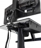 Мобильная рабочая станция на два монитора Ergotron 24-214-085 WorkFit-C, Dual Sit-Stand Workstation