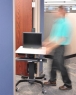 Мобильная рабочая станция на один монитор Ergotron 24-215-085 WorkFit-C, Single LD Sit-Stand Workstation Мобильная рабочая станция на один монитор Ergotron 24-215-085 WorkFit-C, Single LD Sit-Stand Workstation