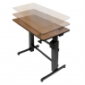 Офисный стол с ручной регулировкой по высоте Ergotron 24-271-927 WorkFit-D, Sit-Stand Desk (Walnut)