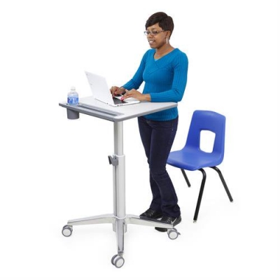 Офисный стол с ручной регулировкой по высоте Ergotron 24-547-003 LearnFit Sit-Stand Desk, Short