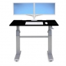 Офисный стол с ручной регулировкой по высоте Ergotron 24-567-F03 WorkFit-DL 48, Sit-Stand Desk (Black)