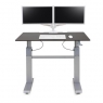 Офисный стол с ручной регулировкой по высоте Ergotron 24-567-F59 WorkFit-DL 48, Sit-Stand Desk (Wenge)