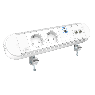 Настольный розеточный блок ABL Chroma (2S) Настольный розеточный блок ABL Chroma (2S)