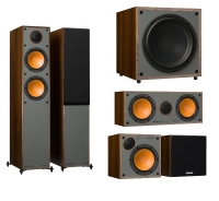 Комплект акустических систем 5.1 Monitor Audio Monitor 200 HTS Walnut Vinyl