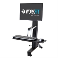 Настольное рабочее место для одного монитора Ergotron 33-342-200 WorkFit-S, Single LD Sit-Stand Workstation
