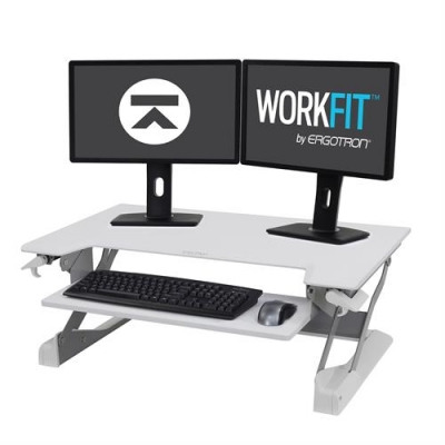 Настольная платформа рабочее место на два монитора Ergotron 33-406-062 WorkFit-TL, Standing Desk Workstation (White) Настольная платформа рабочее место на два монитора Ergotron 33-406-062 WorkFit-TL, Standing Desk Workstation (White)