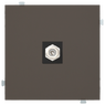 Розетка информационная одиночная под модуль Keystone Rikett Single information socket for Keystone module Classic — 1 Module (1K) Розетка информационная одиночная под модуль Keystone Rikett Single information socket for Keystone module Classic — 1 Module (1K)