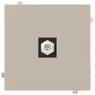 Розетка информационная одиночная под модуль Keystone Rikett Single information socket for Keystone module Classic — 1 Module (1K) Розетка информационная одиночная под модуль Keystone Rikett Single information socket for Keystone module Classic — 1 Module (1K)