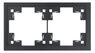 Рамка двухместная Rikett Double frame Classic — 2 Module