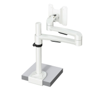 Настольный кронштейн для одного монитора Kondator 438-LC15W Monitor arm OSLO White