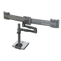Настольный кронштейн для двух мониторов Kondator 438-LC22B Monitor arm OSLO - Duo Black