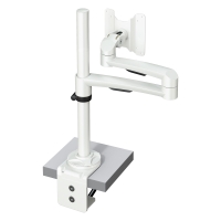 Настольный кронштейн для одного монитора Kondator 438-LC25W Monitor arm OSLO Big clamp White