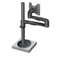 Настольный кронштейн для одного монитора Kondator 438-LC26B Monitor arm OSLO grommet mount Black
