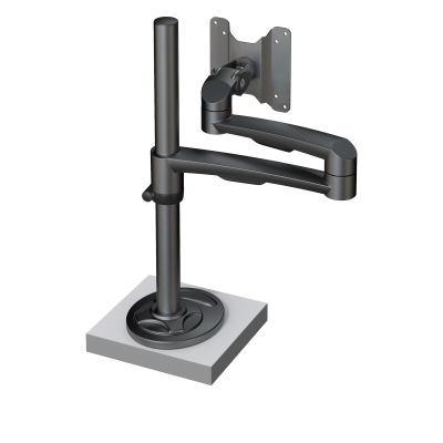 Настольный кронштейн для одного монитора Kondator 438-LC26B Monitor arm OSLO grommet mount Black