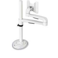 Настольный кронштейн для одного монитора Kondator 438-LC26W Monitor arm OSLO grommet mount White
