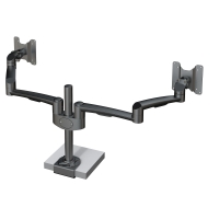 Настольный кронштейн для двух мониторов Kondator 438-LC27B Monitor arm OSLO - System 2 Black