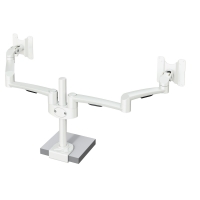 Настольный кронштейн для двух мониторов Kondator 438-LC27W Monitor arm OSLO - System 2 White