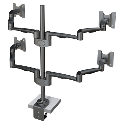 Настольный кронштейн для четырех мониторов Kondator 438-LC29B Monitor arm OSLO - System 4 Black Настольный кронштейн для четырех мониторов Kondator 438-LC29B Monitor arm OSLO - System 4 Black
