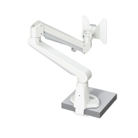 Настольный кронштейн c газлифтом для одного монитора Kondator 438-LC50W Monitor arm STOCKHOLM Gas Spring White