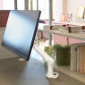 Настольный кронштейн c газлифтом для одного монитора Kondator 438-LC50W Monitor arm STOCKHOLM Gas Spring White