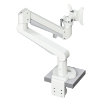 Настольный кронштейн c газлифтом для одного монитора Kondator 438-LC60W Monitor arm STOCKHOLM Heavy Gas Spring White