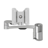 Настенный кронштейн для одного монитора Kondator 438-LC65 Wall mounted monitor arm OSLO Silver