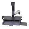 Настенное рабочее место для одного монитора Ergotron 45-260-026 StyleView Sit-Stand Combo Arm with Worksurface (Polished Aluminum) Настенное рабочее место для одного монитора Ergotron 45-260-026 StyleView Sit-Stand Combo Arm with Worksurface (Polished Aluminum)