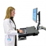 Настенное рабочее место для одного монитора Ergotron 45-260-026 StyleView Sit-Stand Combo Arm with Worksurface (Polished Aluminum) Настенное рабочее место для одного монитора Ergotron 45-260-026 StyleView Sit-Stand Combo Arm with Worksurface (Polished Aluminum)
