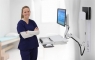 Настенное рабочее место для одного монитора Ergotron 45-270-216 StyleView Sit-Stand Combo System with Worksurface (White) Настенное рабочее место для одного монитора Ergotron 45-270-216 StyleView Sit-Stand Combo System with Worksurface (White)