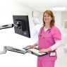 Настенное рабочее место для одного монитора Ergotron 45-358-026 LX Sit-Stand Wall System (Polished Aluminum) Настенное рабочее место для одного монитора Ergotron 45-358-026 LX Sit-Stand Wall System (Polished Aluminum)