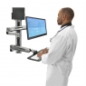 Настенное рабочее место для одного монитора Ergotron 45-359-026 LX Sit-Stand Wall System (Polished Aluminum) Настенное рабочее место для одного монитора Ergotron 45-359-026 LX Sit-Stand Wall System (Polished Aluminum)