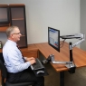 Кронштейн для монитора c газлифтом Ergotron 45-360-026 LX Sit-Stand Desk Arm Кронштейн для монитора c газлифтом Ergotron 45-360-026 LX Sit-Stand Desk Arm