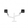 Кронштейн для двух мониторов с газлифтом Ergotron 45-492-216 LX Dual Stacking Arm (White)