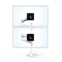 Кронштейн для двух мониторов c газлифтом Ergotron 45-509-216 HX Desk Dual Monitor Arm (White)